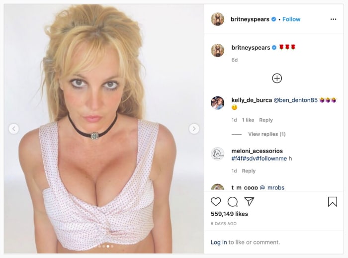 Photo Credit: Instagram/Britney Spears
